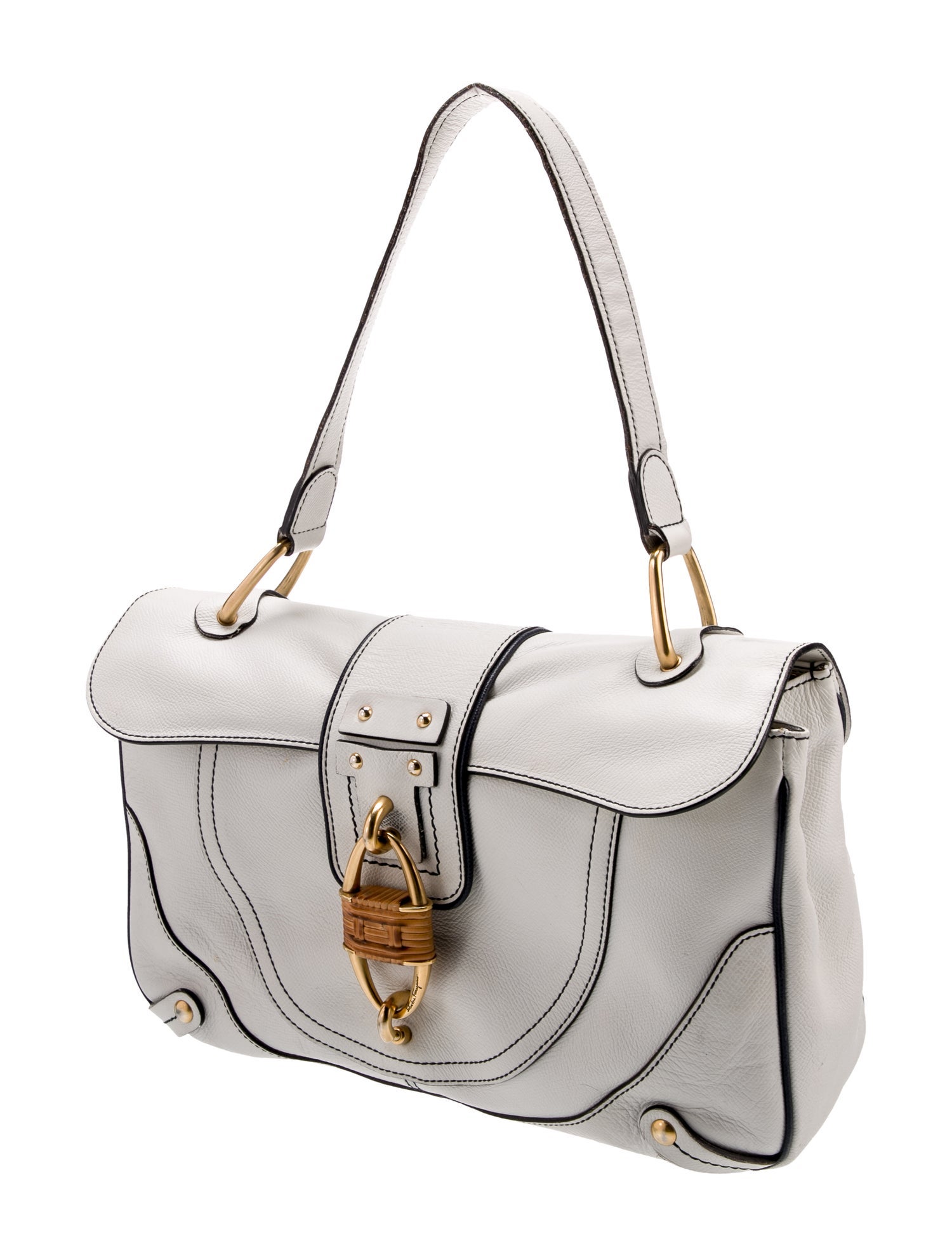 Salvatore Ferragamo Leather Shoulder Bag
